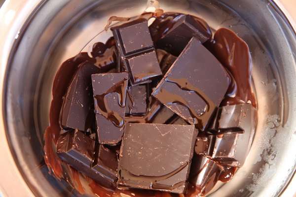 Chocolate in a bain-marie