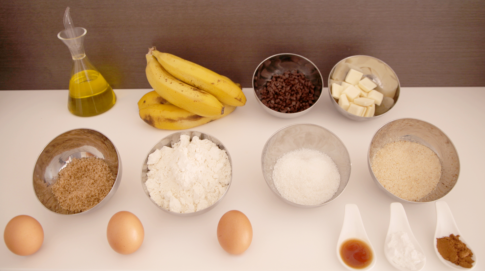 Dad’s Banana & Cinnamon cake ingredients