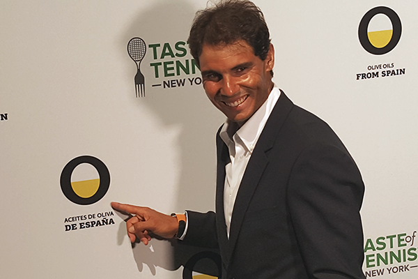 Our thanks to Rafa Nadal for taking Olive Oils from Spain to the top