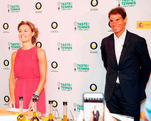 Minister Tejerina and Rafa Nadal