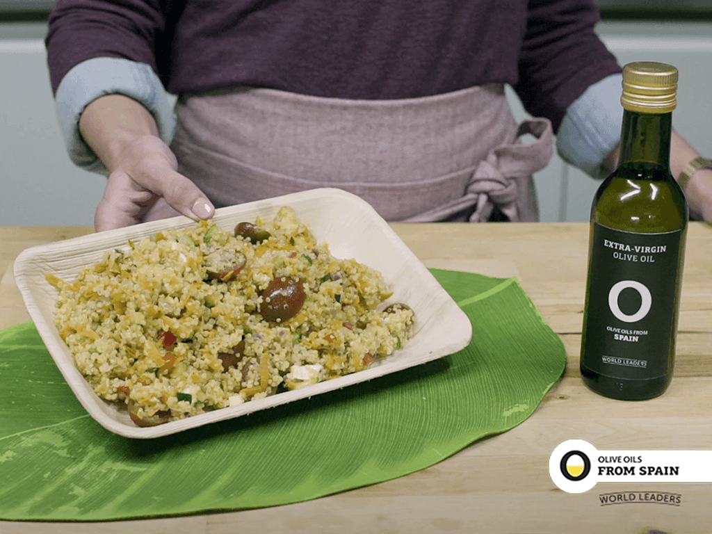 Quinoa and vegetables salad Olive Oils from Spain