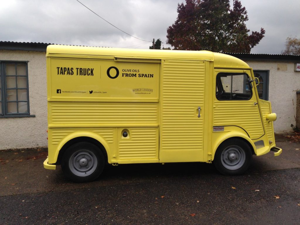 Enjoy the best Spanish tapas from our Tapas Truck Olive Oils from Spain