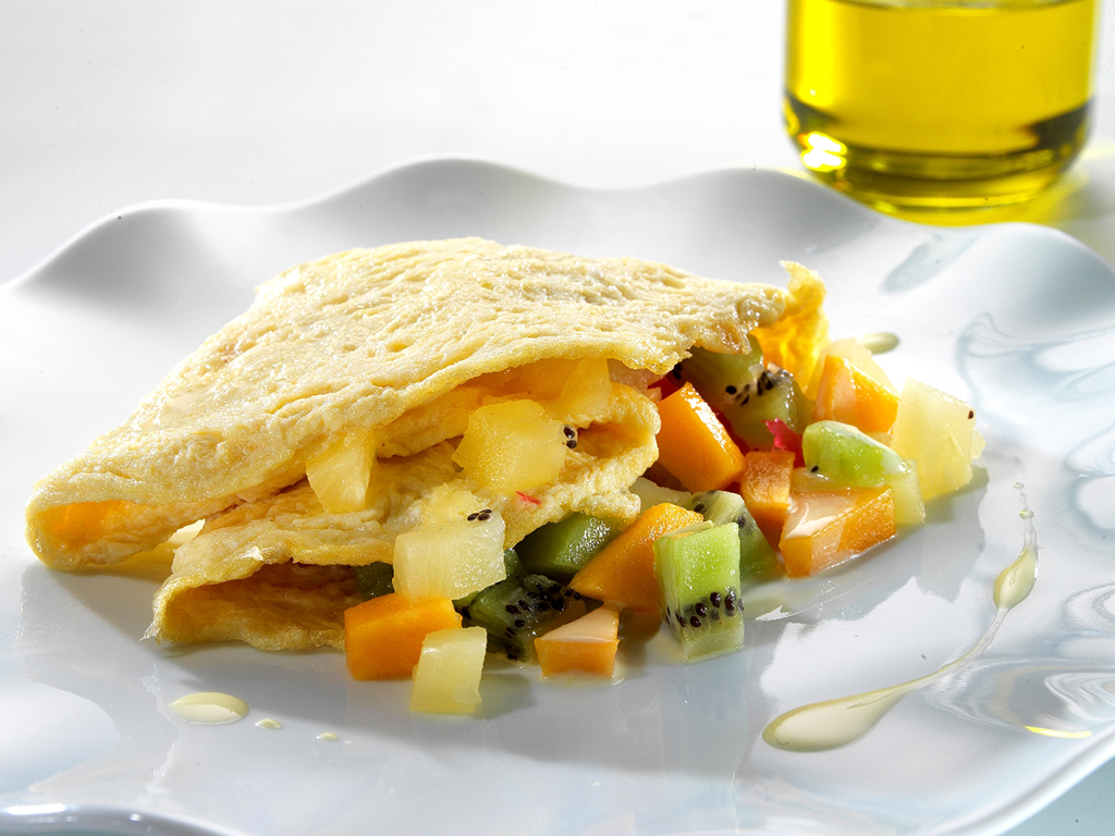Tropical omelette recipe Olive Oils from Spain