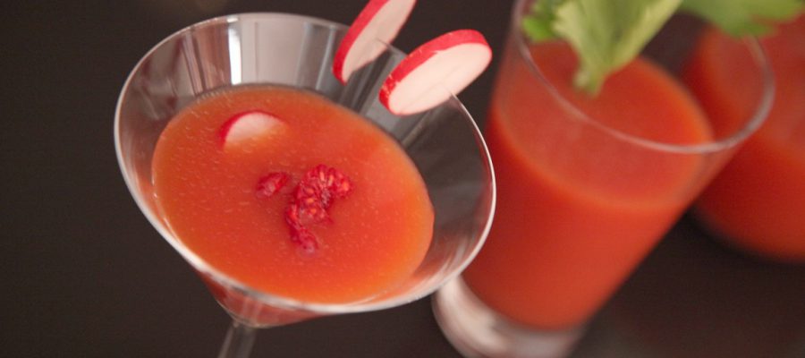 Two tips for seeing in the New Year with this stunning Bloody Mary