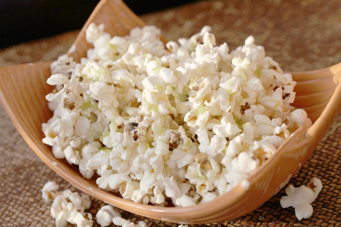 Wasabi and ginger popcorn recipe Olive Oils from Spain