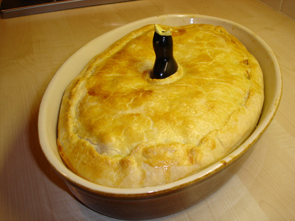 Pie birds are used to vent the steam from inside the pie