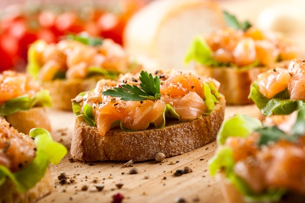 Delicious canape ideas for parties and events