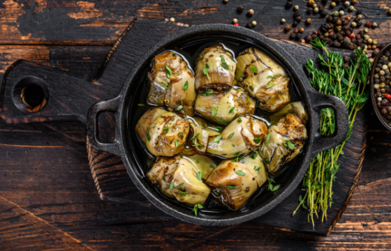 Marinated artichoke hearts